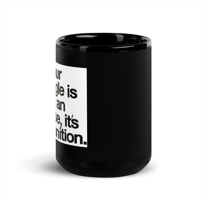 Black Glossy Mug