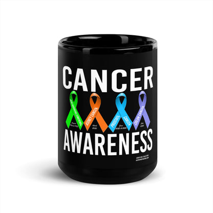 Coach Cole Cancer Awareness Black Glossy Mug