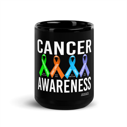 Coach Cole Cancer Awareness Black Glossy Mug