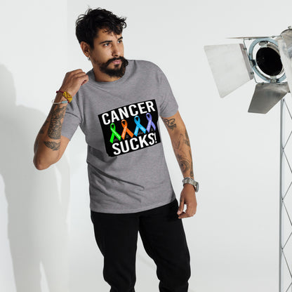 Coach Cole Cancer Sucks Men’s premium heavyweight tee