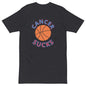 Cancer Sucks Basketball Men’s premium heavyweight tee