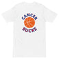 Cancer Sucks Basketball Men’s premium heavyweight tee