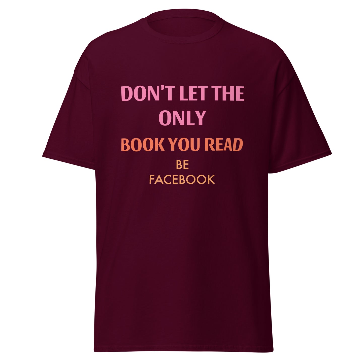 Don't let the only book you read be facebook