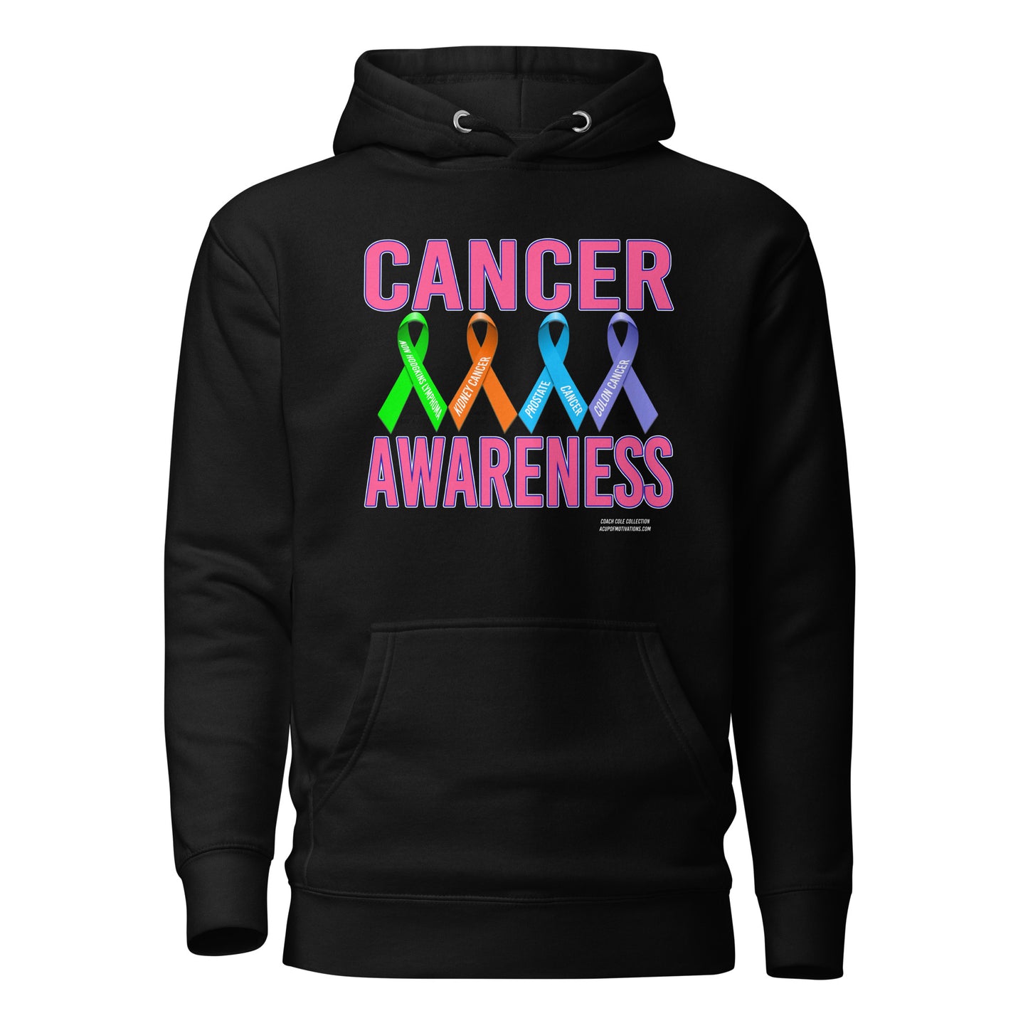 Coach Cole Cancer Awareness Unisex Hoodie Pink Letters Friends & Family Edition