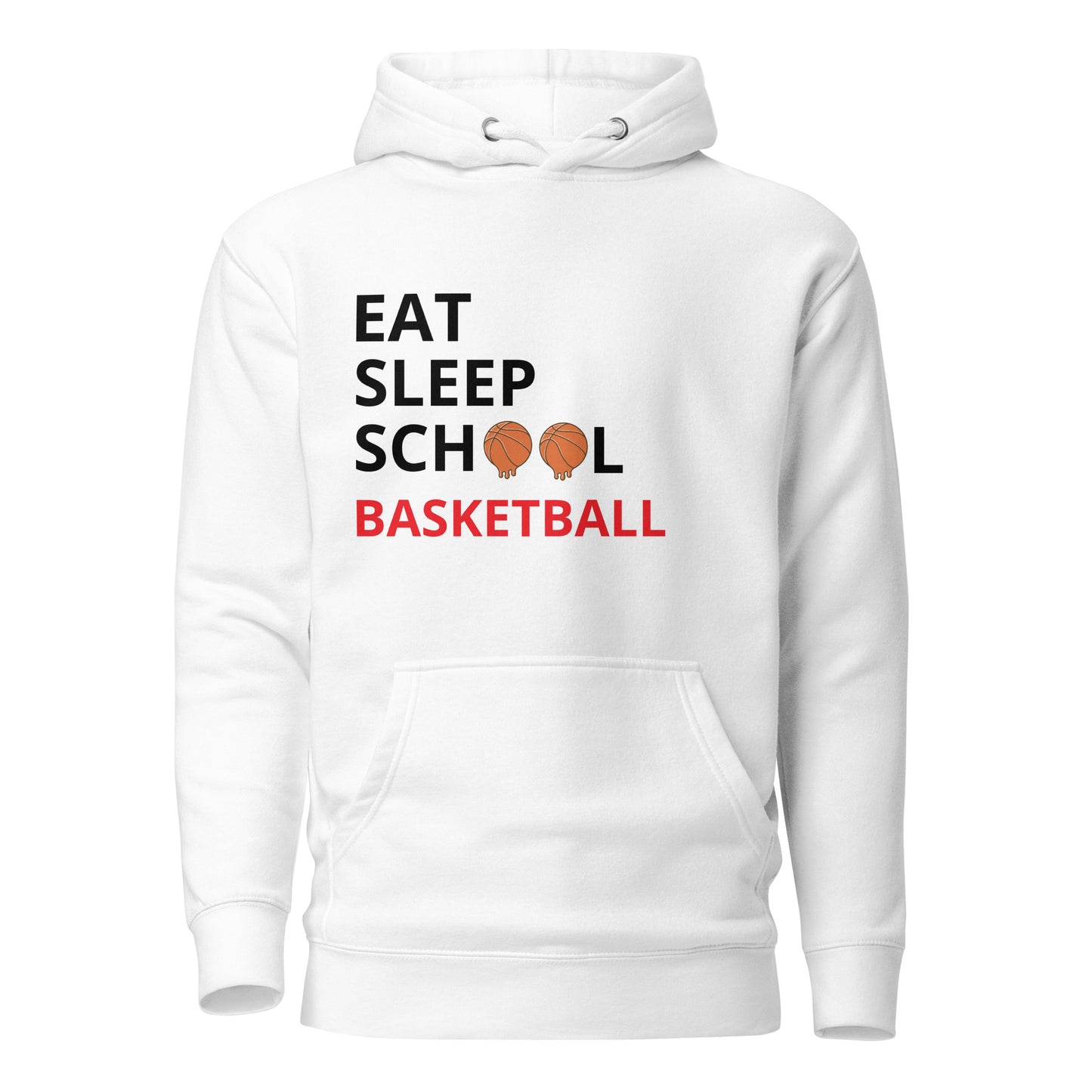 Eat Sleep School Basketball Unisex Hoodie