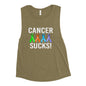 Coach Cole Cancer Sucks Ladies’ Muscle Tank